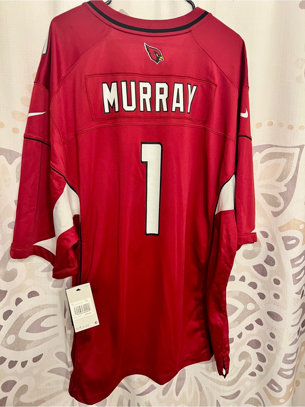 Nike Red Arizona Cardinals Murray #1 Football Jersey